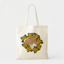 Bolsa Tote Os Terriers Bull são Flores Delicadas
