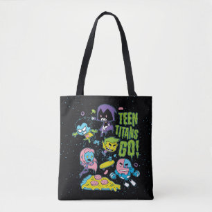 Bolsa Tote Os titã adolescentes vão! gráfico Gnarly da piz