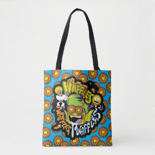 Bolsa Tote Os titã adolescentes vão! Waffles do menino do
