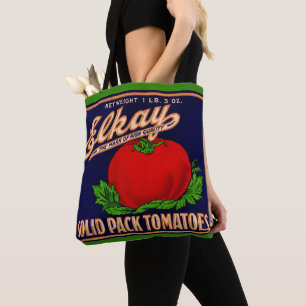 Bolsa Tote Os tomates "pacote sólido" Elkay dos anos 30 podem