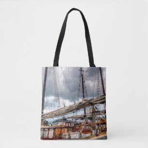 Bolsa Tote Os veleiros são entrados no porto de Key West