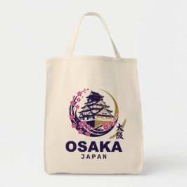 Bolsa Tote Osaka Japão Flores de Cerejeira
