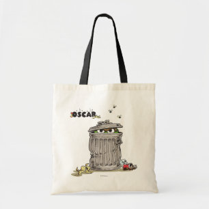 Bolsa Tote Oscar antigo na lata de lixo