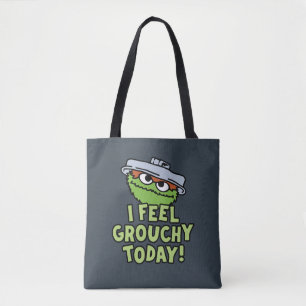 Bolsa Tote Oscar, o Grouch   Sinto-Me Agitada Hoje!