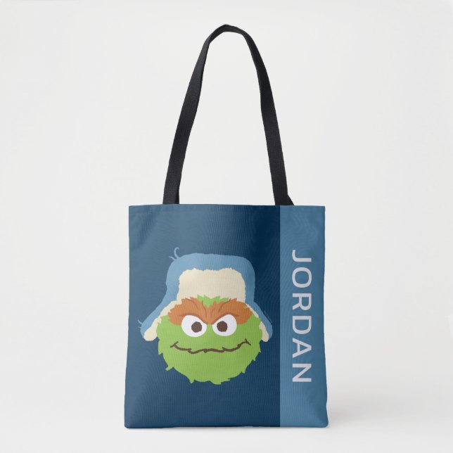 Bolsa Tote Oscar, o rosto do Grouch Woodland | Adicione seu n (Frente)