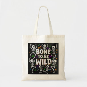 Bolsa Tote Osso para ser esqueletos dançarinos selvagens no H