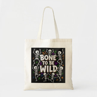 Bolsa Tote Osso para ser esqueletos dançarinos selvagens no H