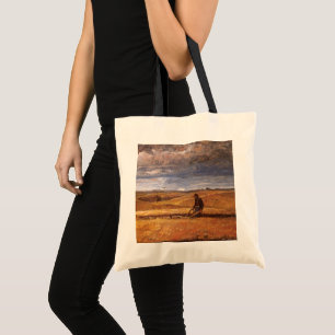 Bolsa Tote Ossos de Búfalo Revolvidos por Harvey Thomas Dunn