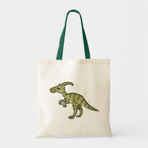 Bolsa Tote Ótima Ilustração De Um Dinossauro Parasaurolofico.