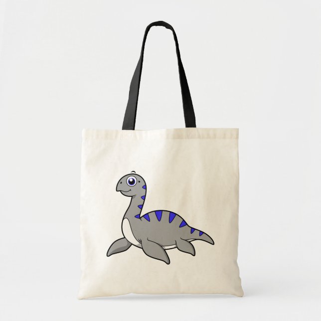 Bolsa Tote Ótima Ilustração De Um Monstro De Loch Ness. (Frente)
