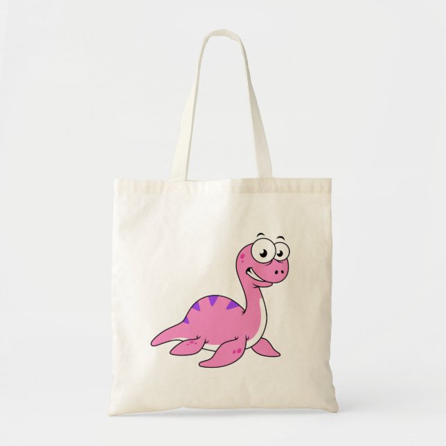 Bolsa Tote Ótima Ilustração Do Monstro Do Ness Loch. (Frente)