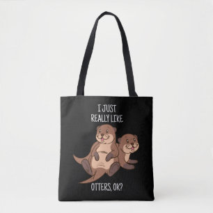Bolsa Tote Otter Lover Women Sea Otter Gift para Homens