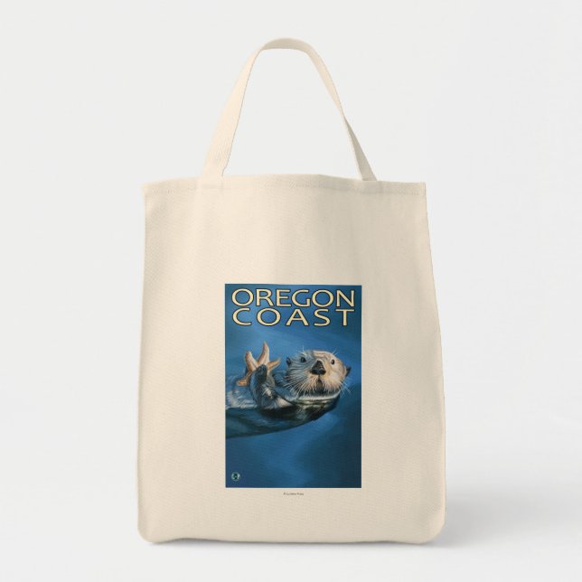 Bolsa Tote Otter Mar da Costa do Oregon (Frente)