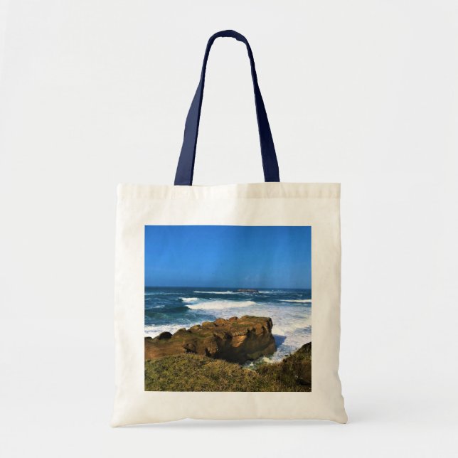 Bolsa Tote Otter Rock no Devil's Punchbowl State Park, Oregon (Frente)