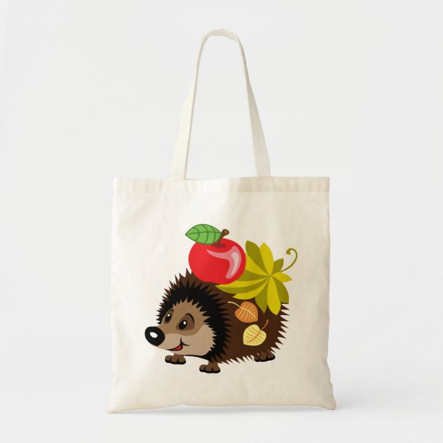 Bolsa Tote ouriço dos desenhos animados (Frente)