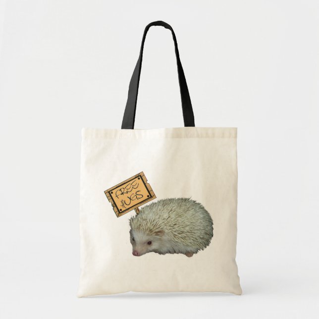 Bolsa Tote Ouriço livre dos abraços (Frente)