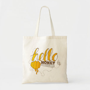 Bolsa Tote Ouro Amarelo e Brown Hello Honey