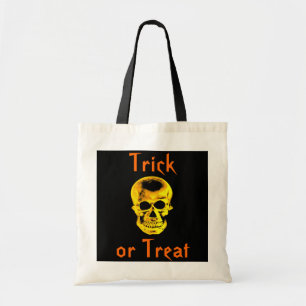 Bolsa Tote Ouro com truque de caveira ou barra de tratamento