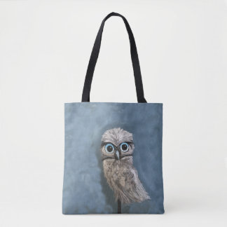 Bolsa Tote Ouro e decoração Burrowing de prata da coruja