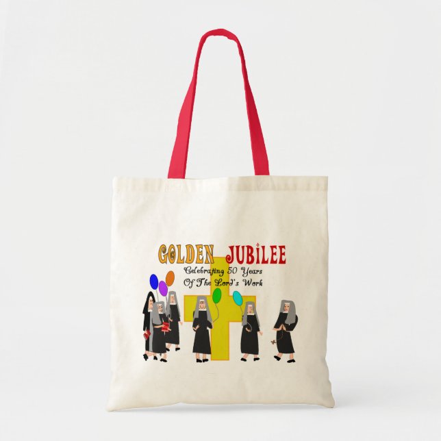 Bolsa Tote Ouro freiras 50th Jubilee Tote Bag (Frente)