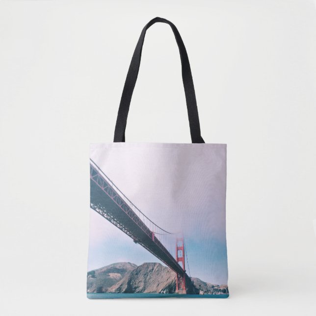 BOLSA TOTE OURO GATE BRIDGE CALIFORNIA (Frente)