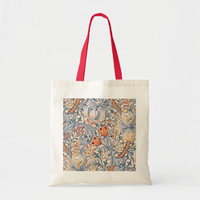 Bolsa Tote Ouro Lily, William Morris (Frente)