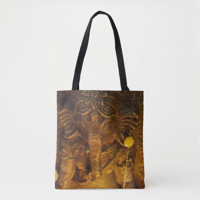 Bolsa Tote Ouro Mítico Ganesha (Frente)