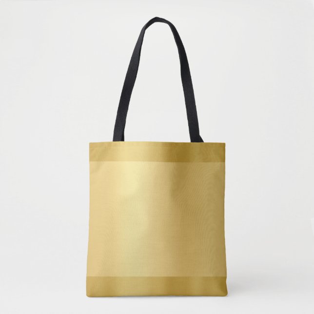 Bolsa Tote Ouro moderno Dourado e elegante da Tendy Elegant (Frente)