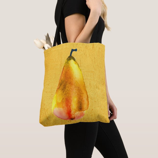 Bolsa Tote Ouro Pear fruta (Close Up)