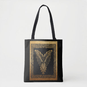 Bolsa Tote Ouro Phoenix Elegance
