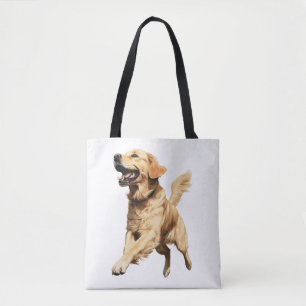 Bolsa Tote Ouro Reprodutivo Reprodutor - Puppy Cheerful Pet I
