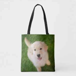 Bolsa Tote Ouro - Retirador de Puppy com Grass
