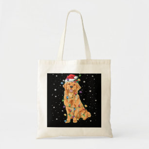 Bolsa Tote Ouro Retriever Cachorro Noite Noel Do