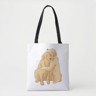 Bolsa Tote Ouro Retriever hug