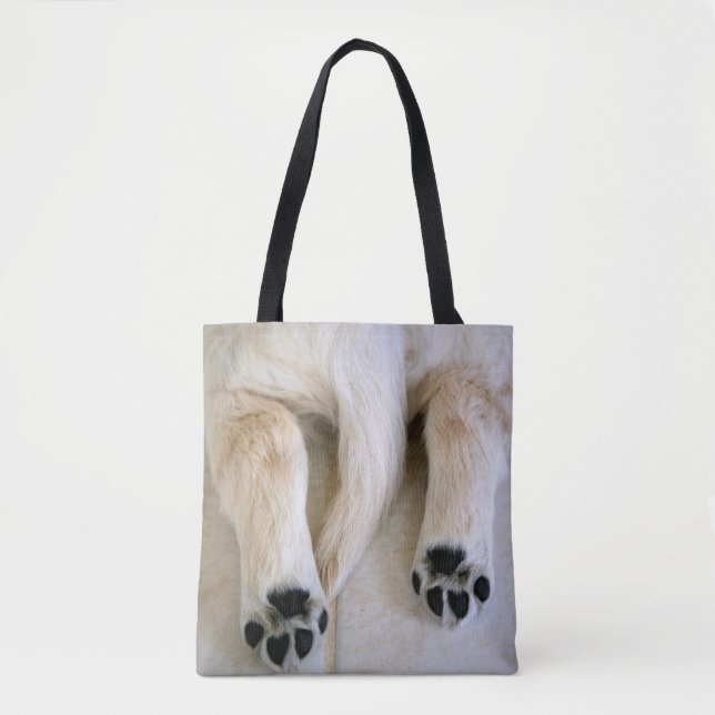 Bolsa Tote Ouro Retriever Puppy Toes (Frente)