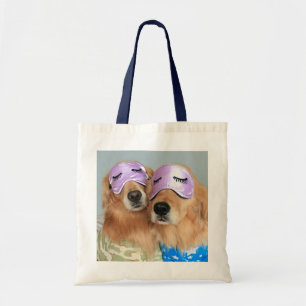Bolsa Tote Ouro Retriever Sonhando com você