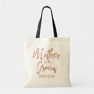 Bolsa Tote Ouro Rosa Casamento Moderno Mãe do Noivo
