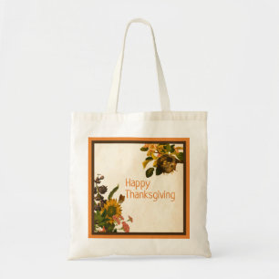 Bolsa Tote Outono feliz da laranja & do Brown da acção de