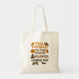 Bolsa Tote Outono Futebol É A Temporada Dia De Gamer De Hallo