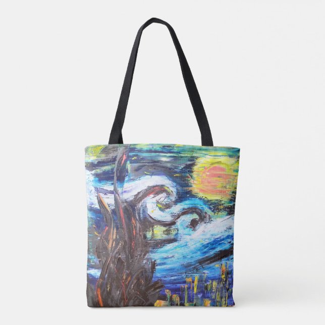 Bolsa Tote Outra Noite Estrelada (Verso)