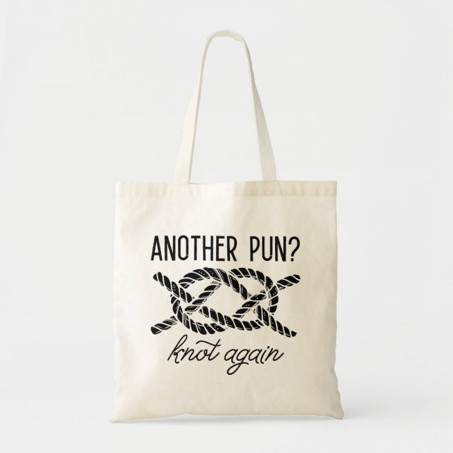 Bolsa Tote Outro nó de trocadilho novamente (Frente)