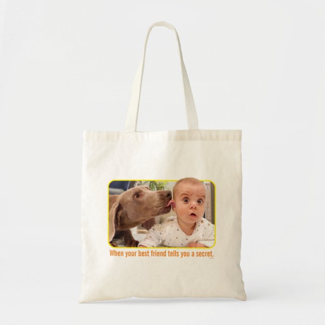 Bolsa Tote Ouvido do Bebê Cachorro (Frente)