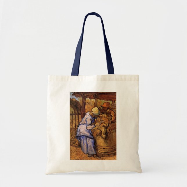 Bolsa Tote Ovinos (após Millet), de Vincent van Gogh (Frente)