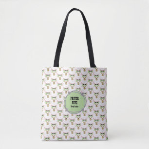 Bolsa Tote Ovinos Brancos Fluffy