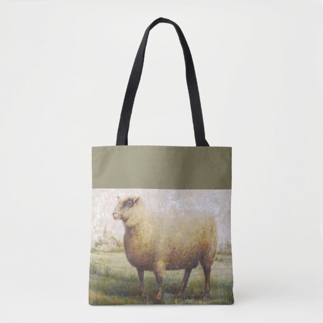 Bolsa Tote Ovinos Primitivos (Frente)