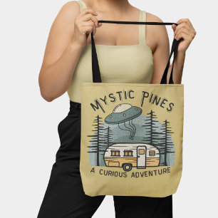 Bolsa Tote OVNI da Alienígena do Retro Sunset