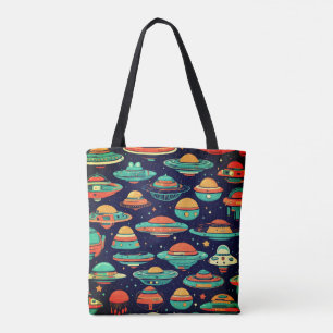 Bolsa Tote OVNI Vintage art