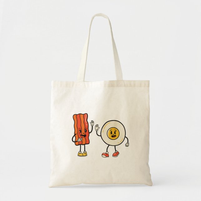 Bolsa Tote Ovo De Cuta E Bacon (Frente)
