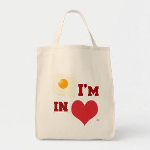 Bolsa Tote Ovo Frito Estou Apaixonado Por Logotipo Epic De Co