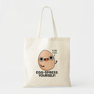 Bolsa Tote Ovo-Se Espalhar Com Um Canhão De Ovos.